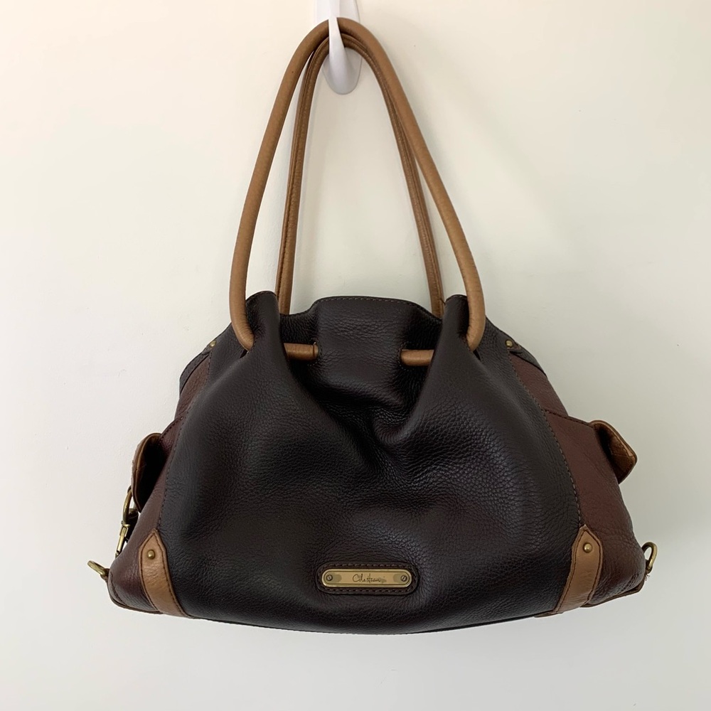 Cole Haan Dark Brown, Light Brown and Tan Shoulder Bag
